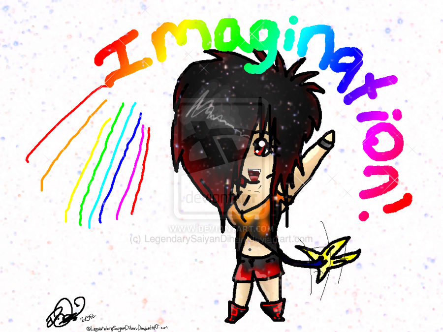 Imagination Spongebob - Image - Cartoon Clipart (900x675), Png Download