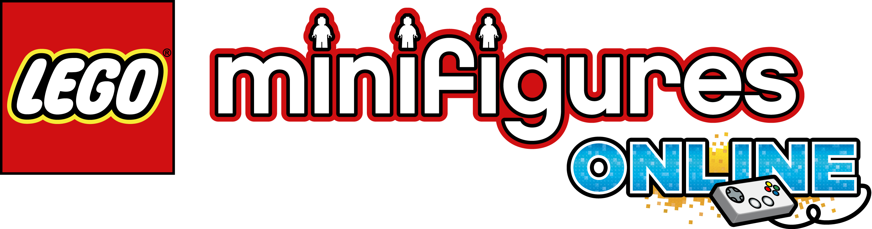 Logo For Lego Minifigures Online - Lego Minifigures Online Logo Clipart (2945x774), Png Download
