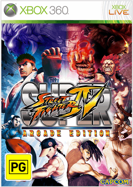 Super Street Fighter 4 Arcade Edition Xbox 360 Clipart (600x600), Png Download