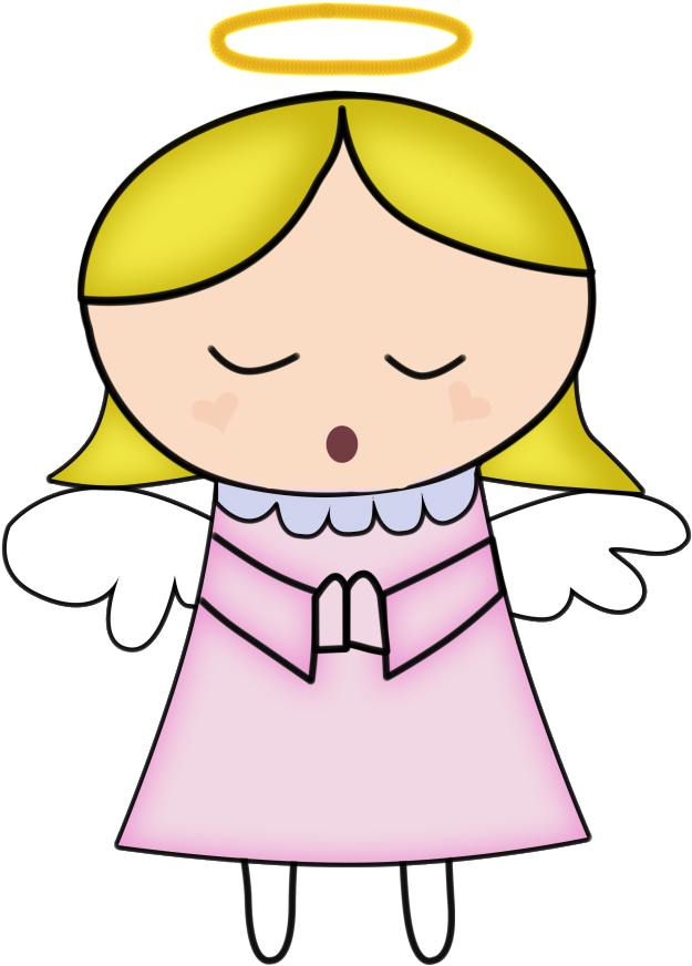 Caricatura De Un Angel Clipart (788x1024), Png Download