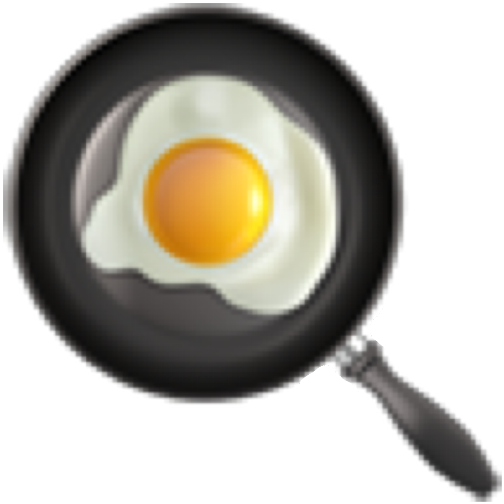 #emoji #food #egg #emojifood #spiegelei #pfanne #essen - Emoji Spiegelei Clipart (1024x1024), Png Download