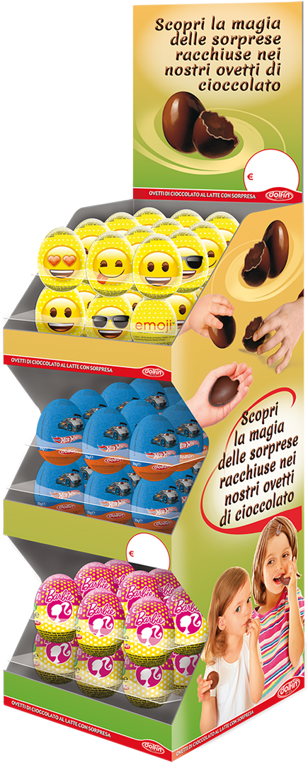 Ovosauro Mini Egg - Ovetto Di Cioccolato Milan Clipart (482x1200), Png Download