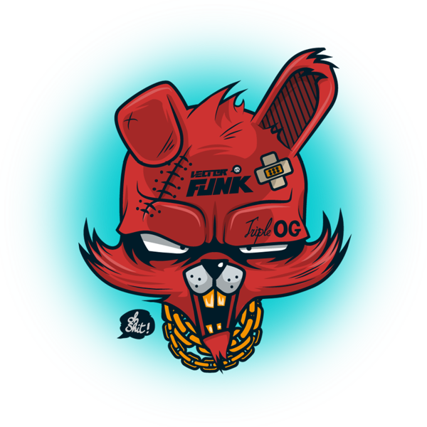 Beast X Beast Graffiti Characters, Vector Characters, - Graffiti Character Vector Clipart (600x600), Png Download