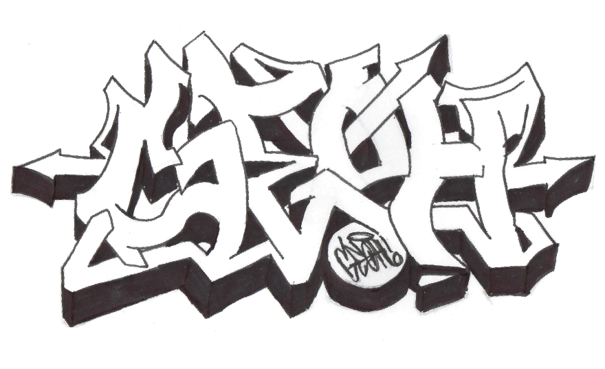 Okay I Have More In Progress But I Need The Freekin - Graffiti Clipart (880x537), Png Download