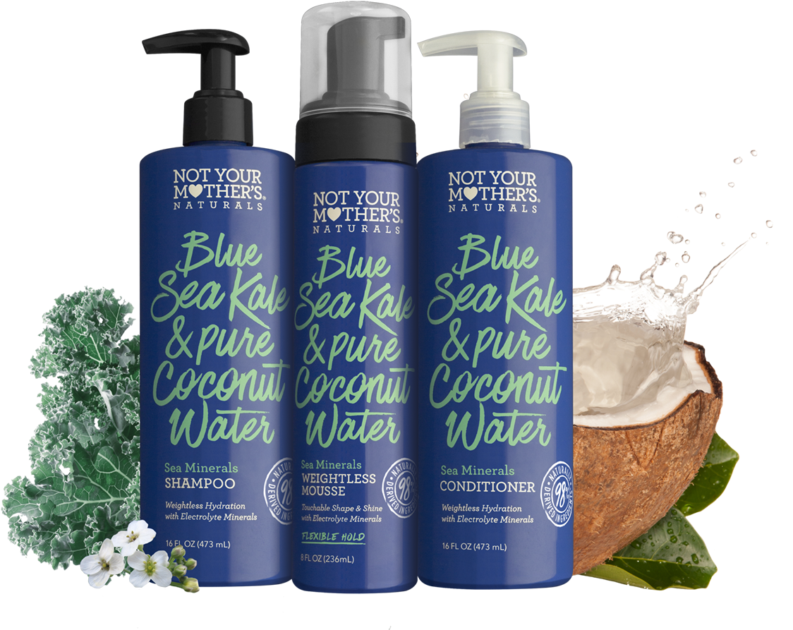 7. OGX Hydrate & Color Reviving + Blue Sea Kale & Pure Coconut Water Shampoo - wide 11