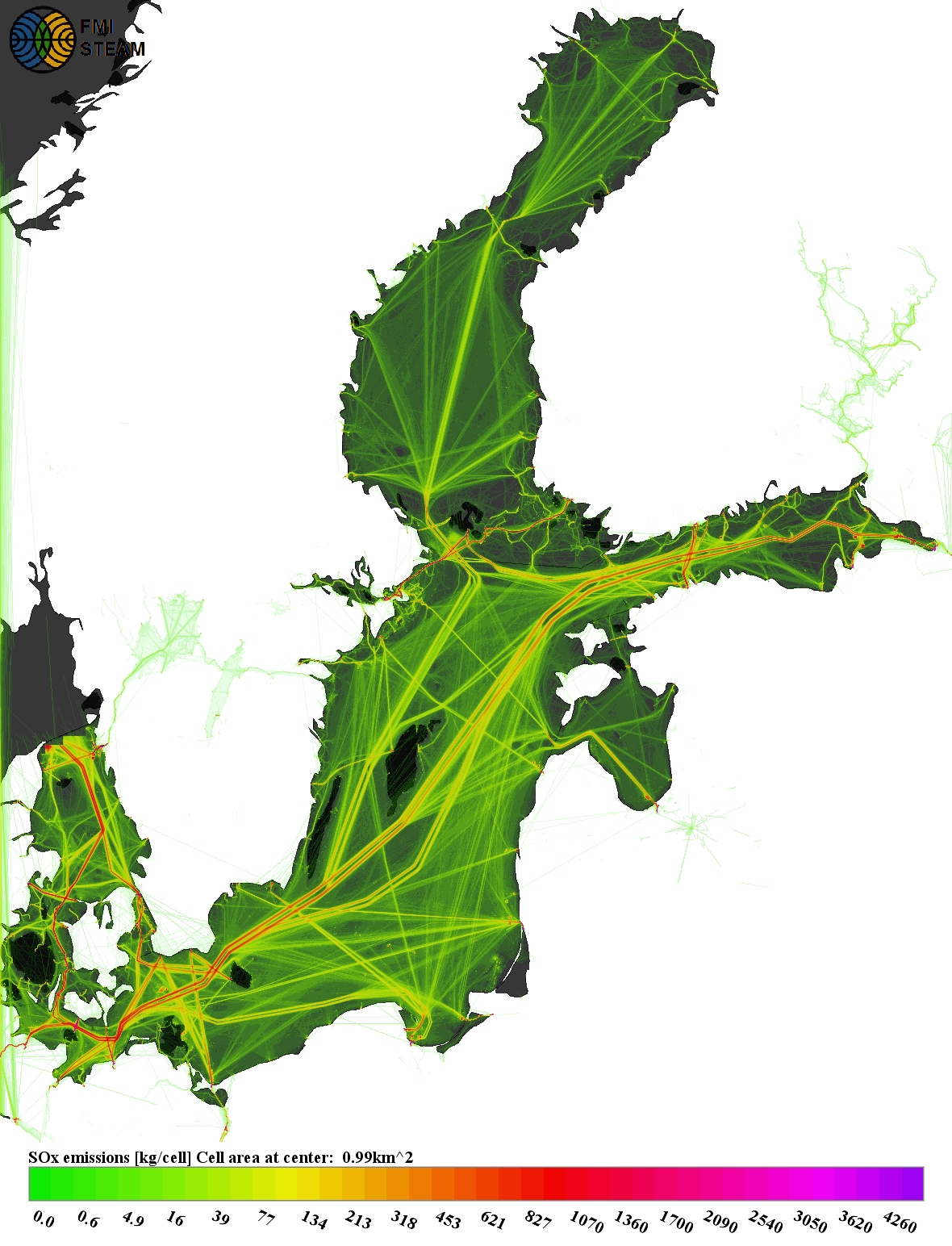 Figure 1 Bsefs Ship Emissions 2016 - Baltic Sea Ship Traffic Clipart (1180x1544), Png Download