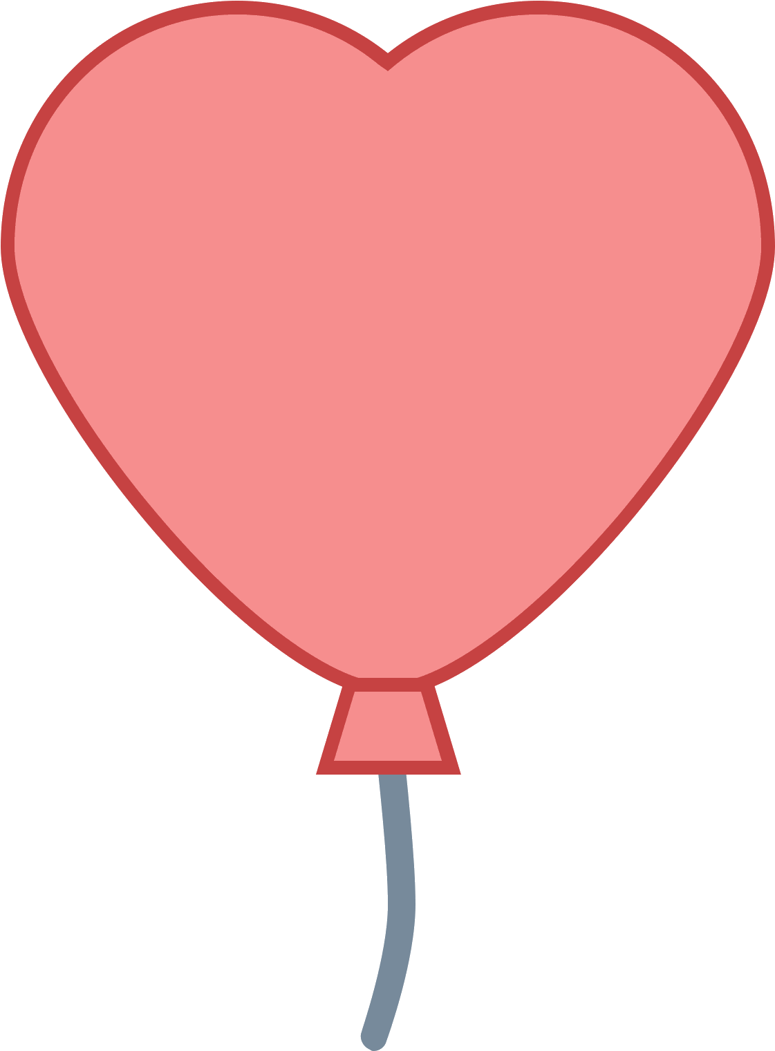 Clip Royalty Free Stock Baloon Vector Ballon - Coração De Balão Png Transparent Png (1600x1600), Png Download