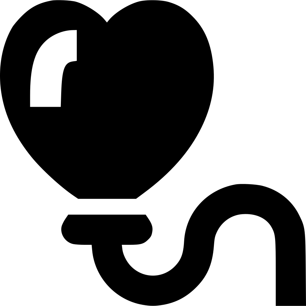 Heart Balloon Comments Clipart (980x980), Png Download