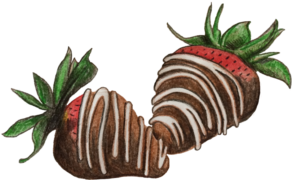 Com Rating - Chocolate Covered Strawberries Png Clipart (1000x629), Png Download