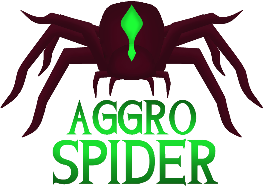Aggro Spider Logo - Spider Clipart (1376x774), Png Download