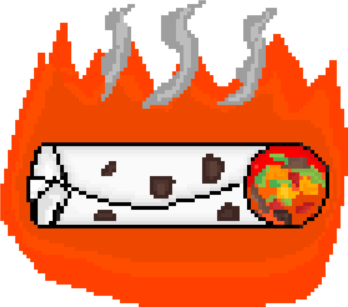 Super Spicy Burrito - Cible Clipart (1200x1200), Png Download