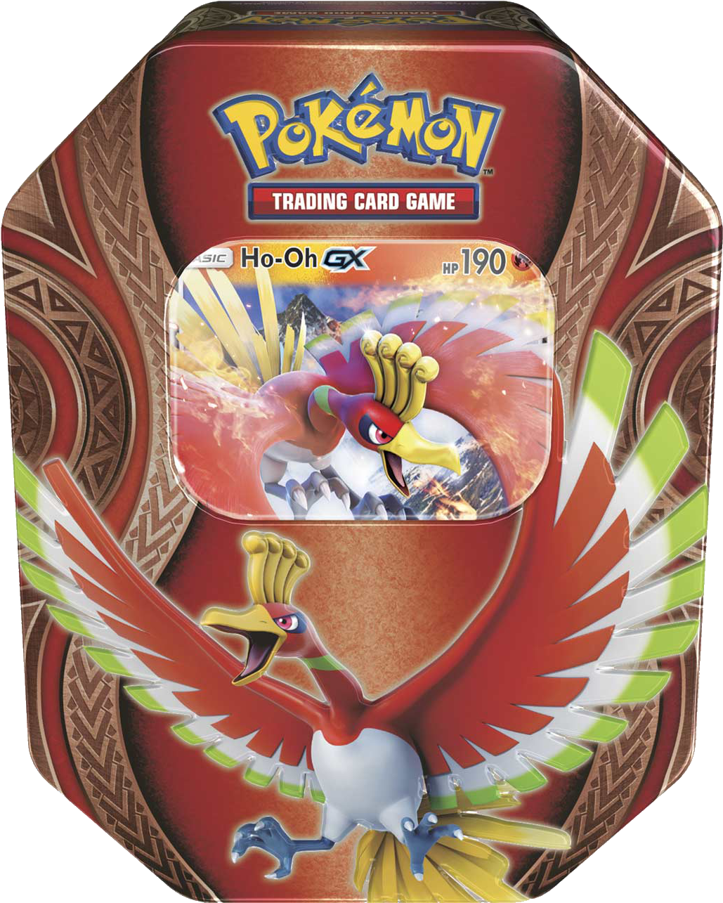 Mysterious Powers Tin - Ho Oh Gx Tin Clipart (1029x1285), Png Download