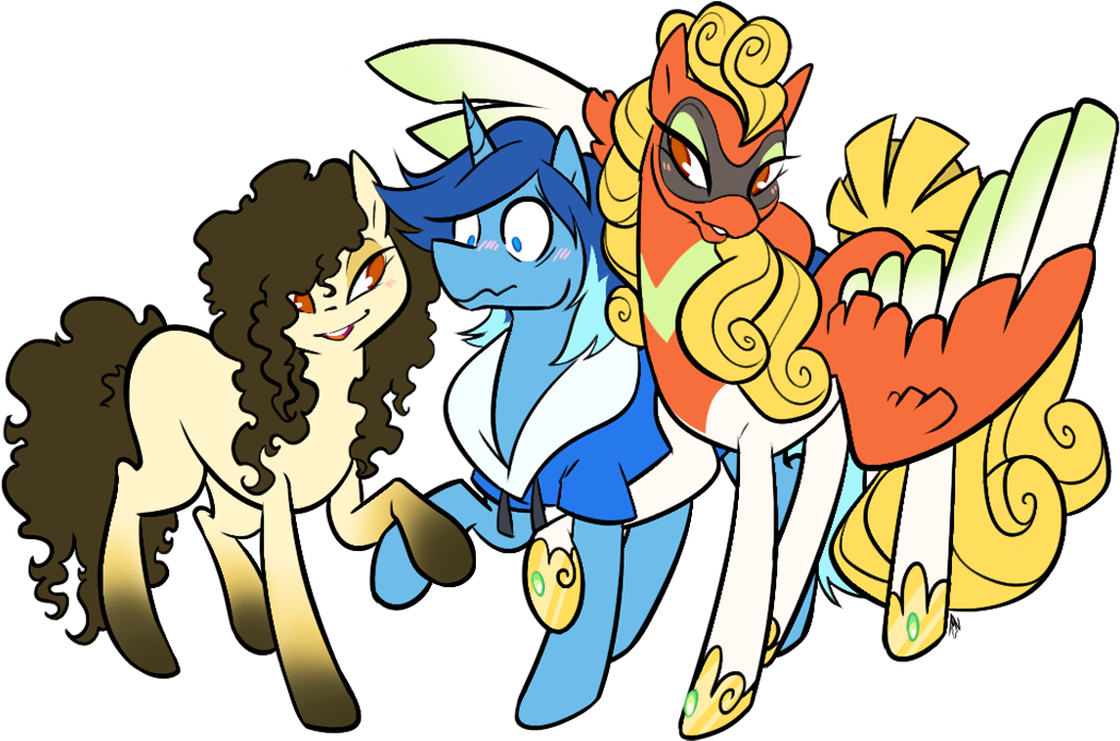 Egophiliac, Cuddling, Earth Pony, Female, Flirting, - Cartoon Clipart (1051x694), Png Download