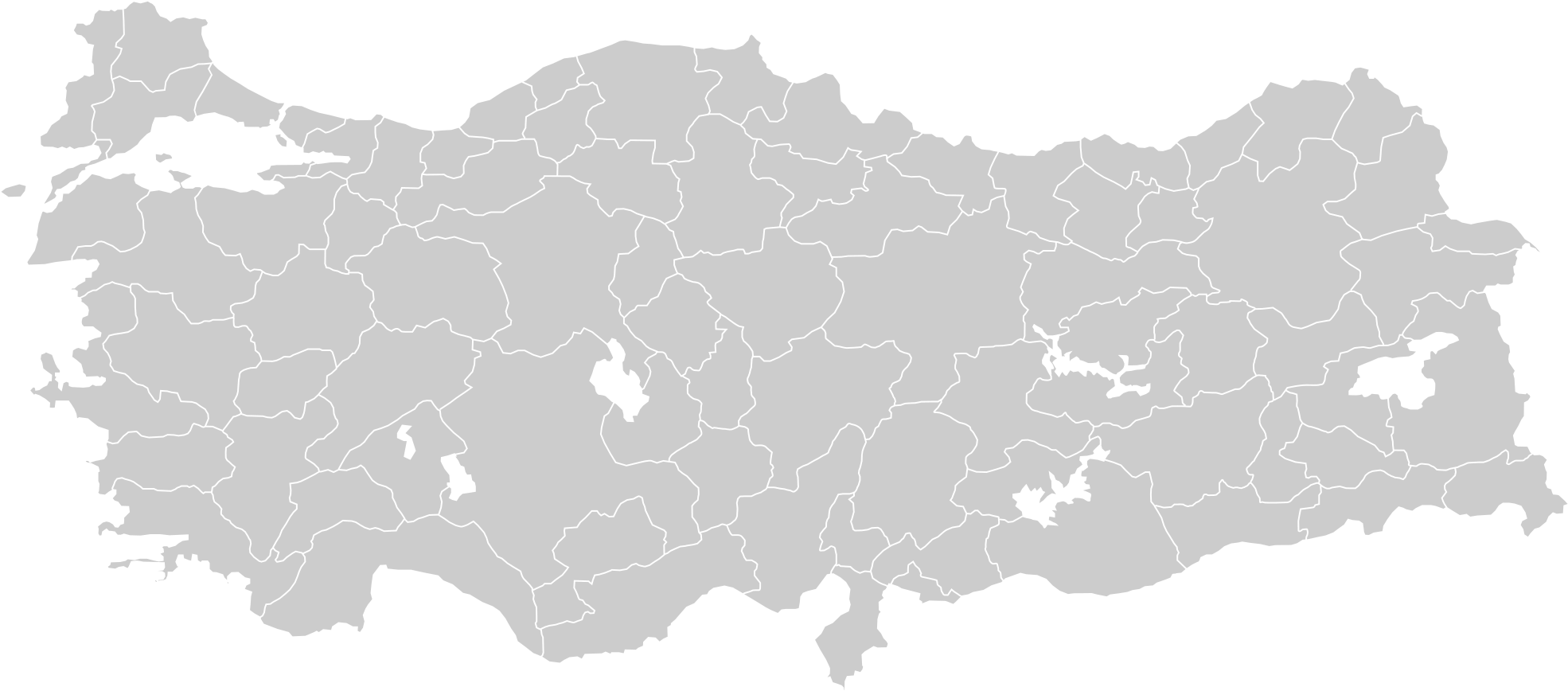 File Provinces Blank Gray Svg Wikimedia Commons - Kırmızı Et Üreticileri Birliği Clipart (2000x977), Png Download