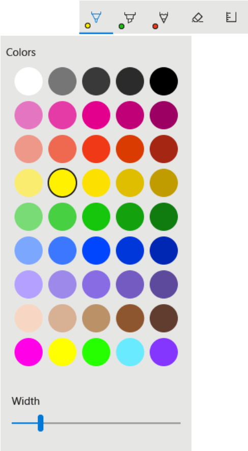 1 Inkbrushtypes - Color Picker Uwp Clipart (499x901), Png Download