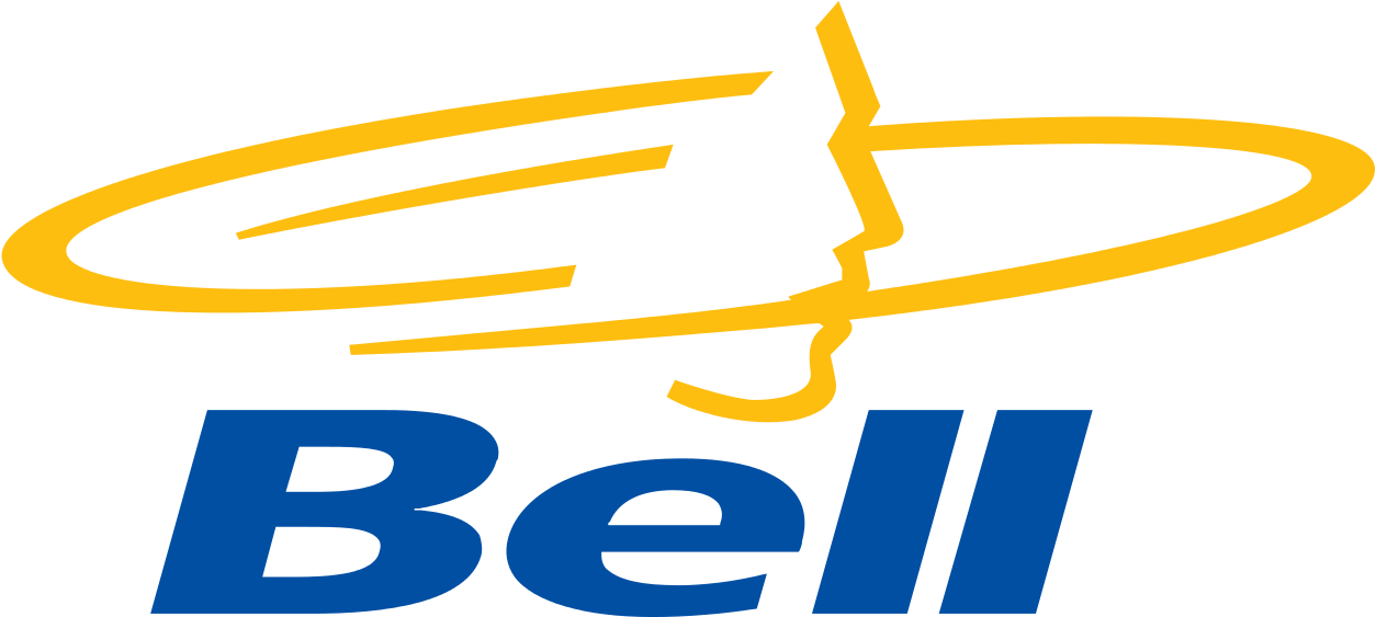Yellow Bell Logo By Calhoun Nicolas - Bell Canada Clipart (1280x587), Png Download
