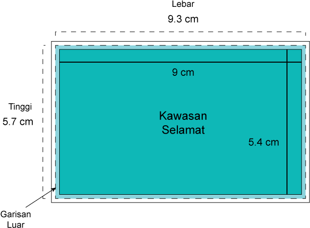 Visiting Card Size Cm Clipart (842x595), Png Download