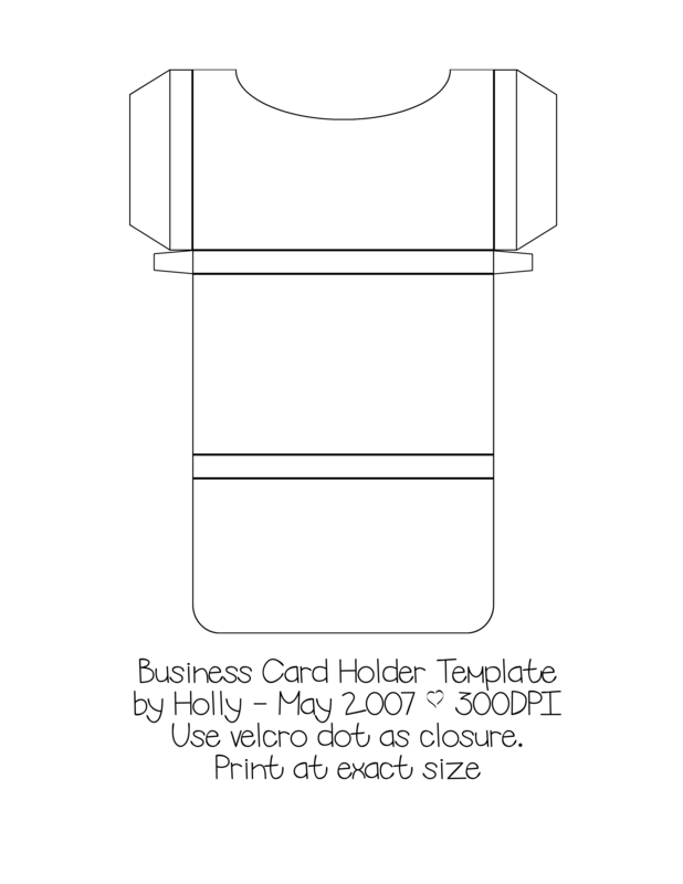 Business Card Template Paper Business Card Holder Template - Business Card Holder Template Clipart (618x800), Png Download