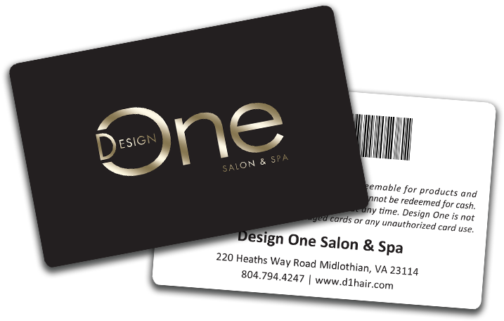 Salon & Spa Gift Card - Graphic Design Clipart (840x560), Png Download