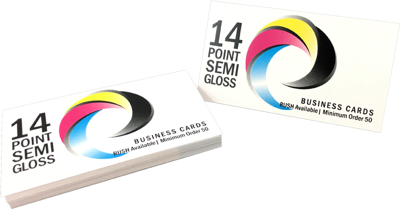 Rush Business Cards - Graphic Design Clipart (800x677), Png Download