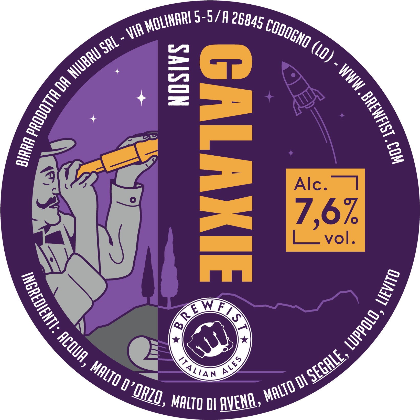 Facebookinstagramtwitter - Brewfist Space Frontier Clipart (2048x2048), Png Download