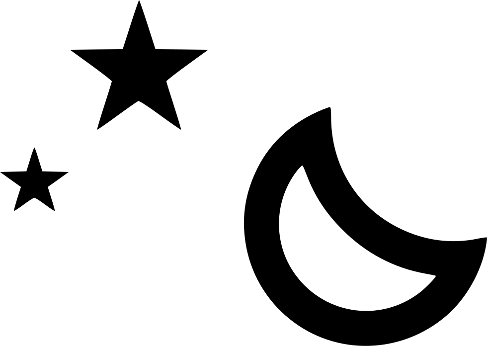 Crescent Moon Stars Comments - 호시이 미키 배경 화면 Clipart (980x696), Png Download