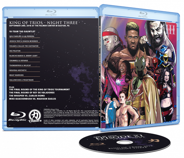 King Of Trios 2018 Night Three - Blu-ray Disc Clipart (600x517), Png Download