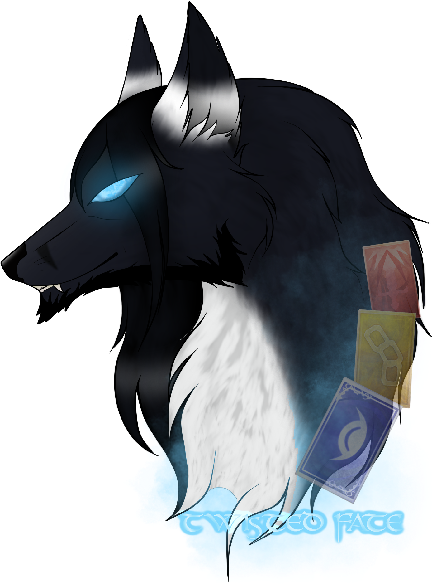 Twisted Fate - Illustration Clipart (1417x1932), Png Download