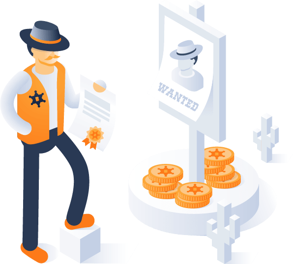 Bounty0x Is A Cryptocurrency Bounty Hunting Platform Clipart (596x538), Png Download