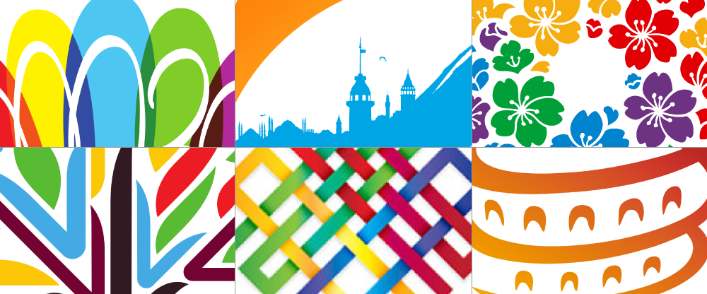 Logos For The 2020 Summer Olympics Candidate Cities - 2020 Summer Olympics Clipart (1000x416), Png Download