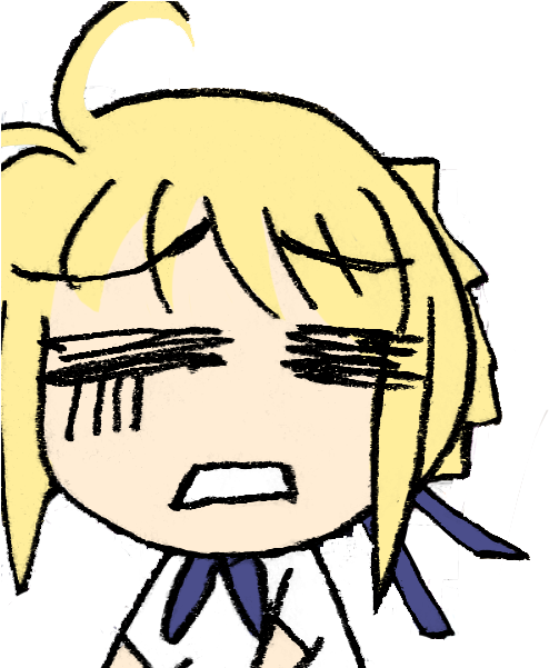 186 Kb Png - つくり もの じ セイバー Clipart (676x600), Png Download