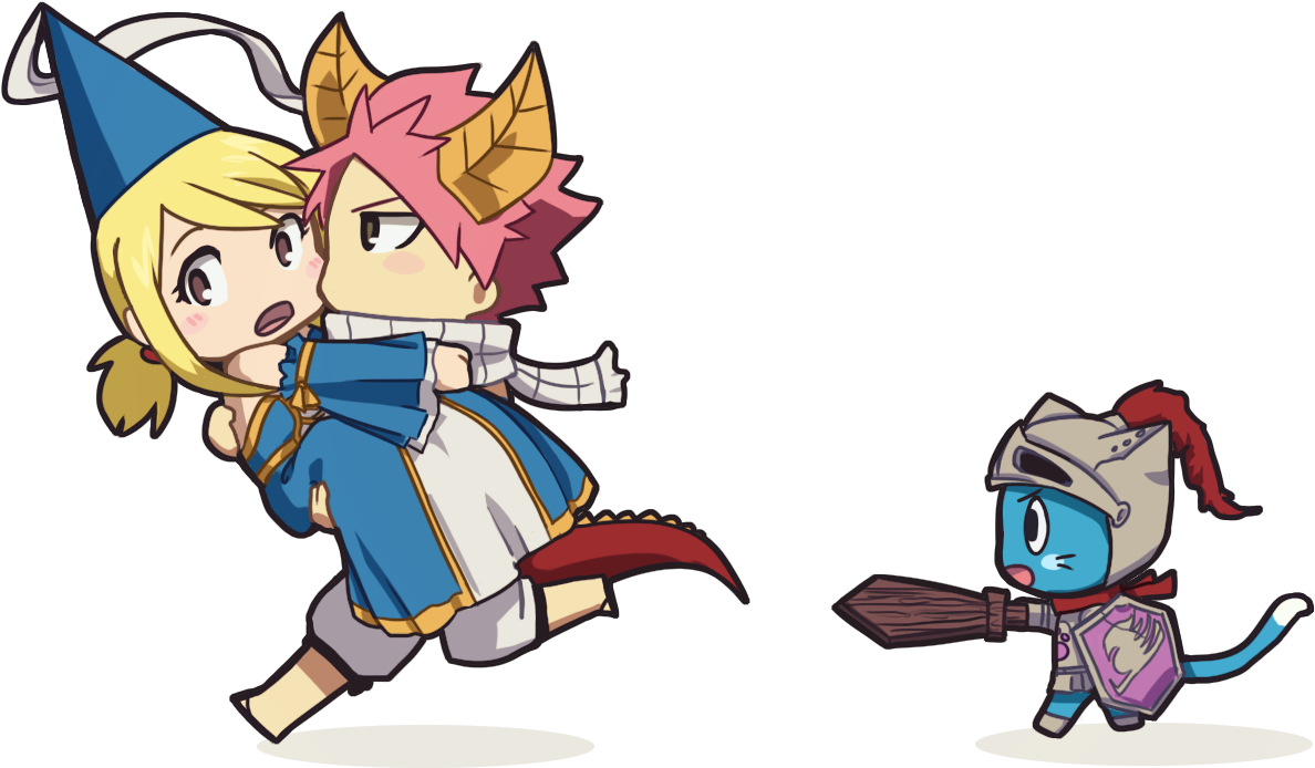 “ The Great Demon Lord Dragneel Has Kidnapped The Fair - Fairy Tail Clipart (1274x801), Png Download