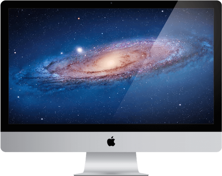 A Picture Of An Apple Imac From - Mac Os X Lion Clipart (750x598), Png Download