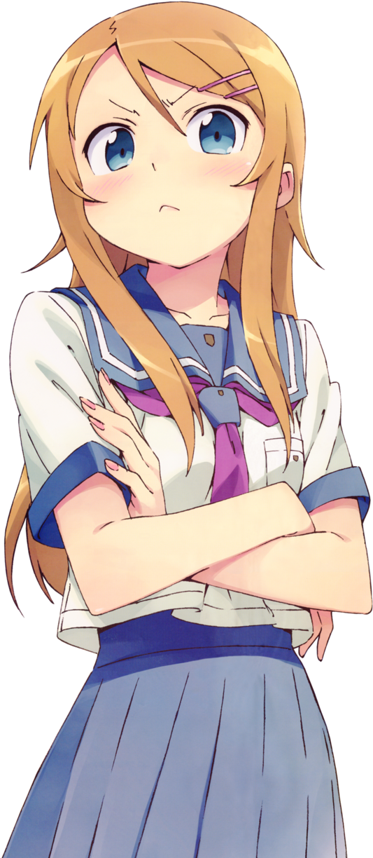 Kirino Png - My Little Sister Can T Be So Cute Clipart (648x1233), Png Download