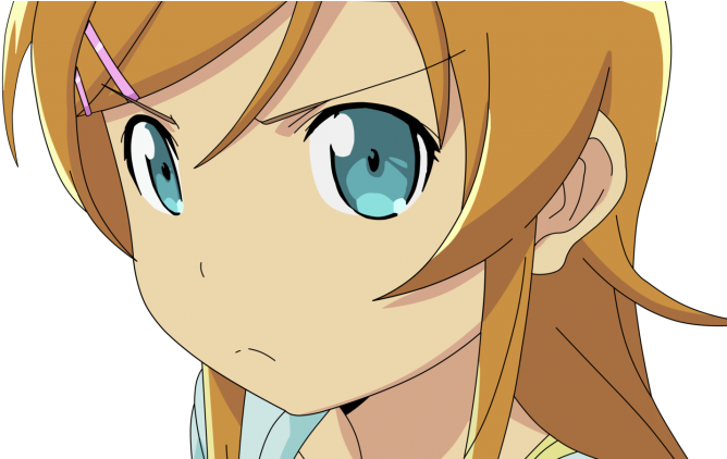 Kousaka Kirino Hd Wallpaper Desktop Background - Kirino Kousaka Face Clipart (748x421), Png Download