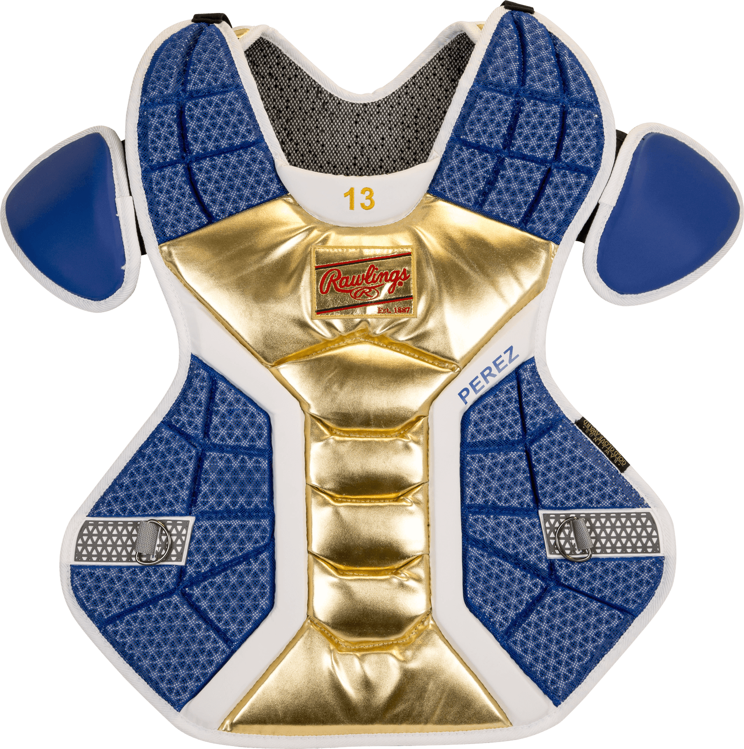 Salvador Perez And Yadi Molina's Rawlings Asg Exclusive - Salvador Perez Gold Catchers Gear Clipart (1489x1500), Png Download