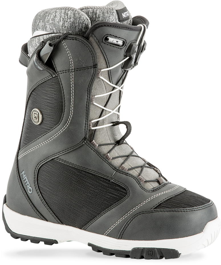 Monarch Tls Black - Snowboard Boots Clipart (1000x1000), Png Download