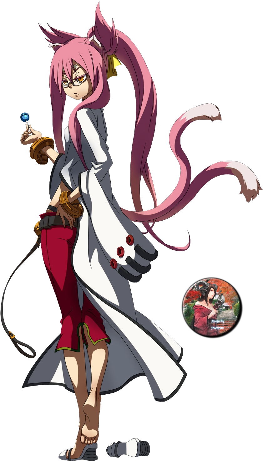 Kokonoe Blazblue Clipart (848x1500), Png Download