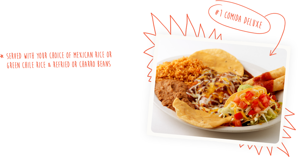 Combinations - Chuy's Kids Menu Clipart (961x508), Png Download