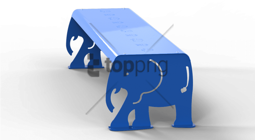 Free Png Indian Elephant Png Images Transparent - Bench Clipart (851x477), Png Download