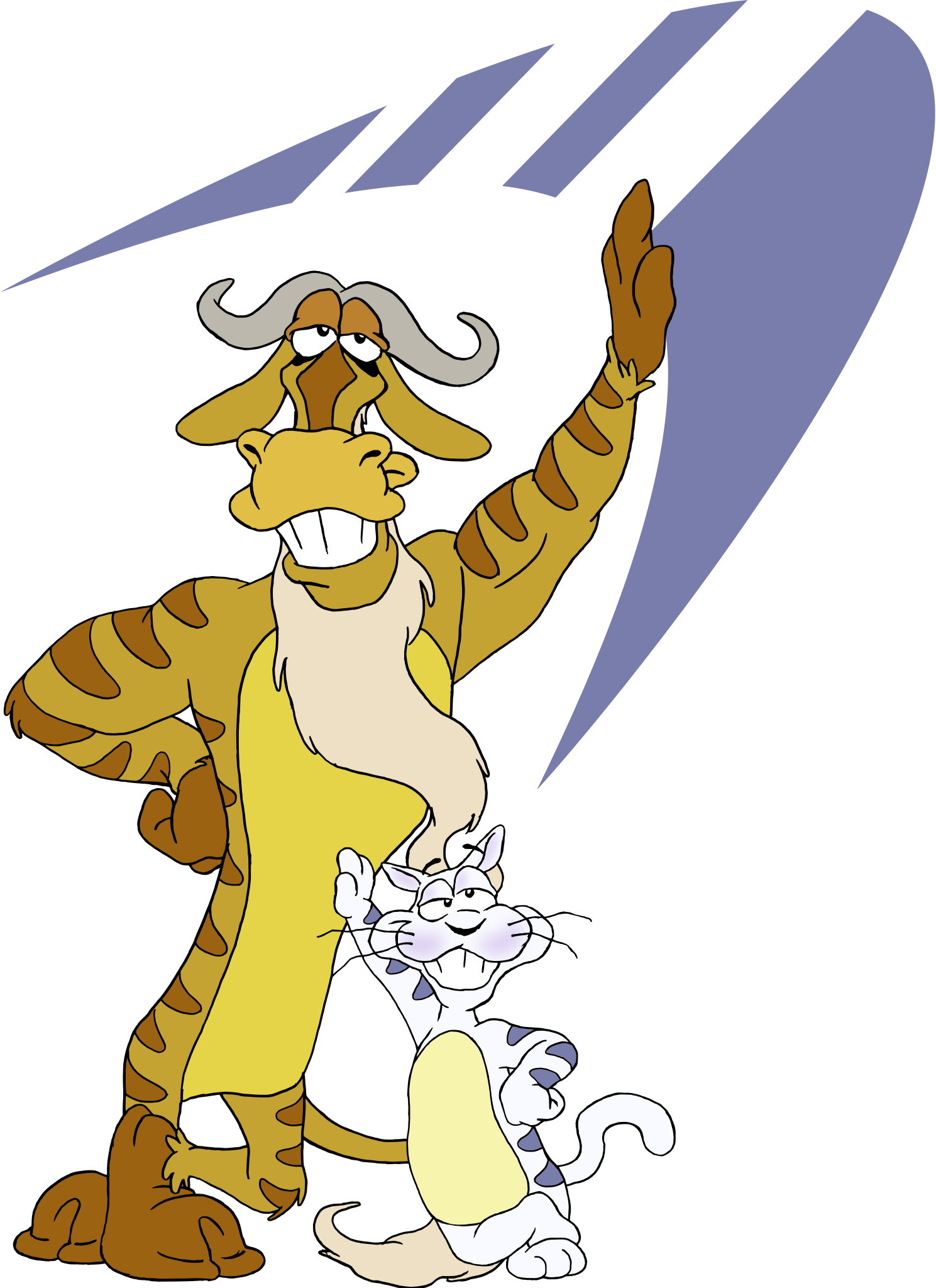 Https - //wiki - Parabola - - Parabola Linux Mascot Clipart (1489x2048), Png Download