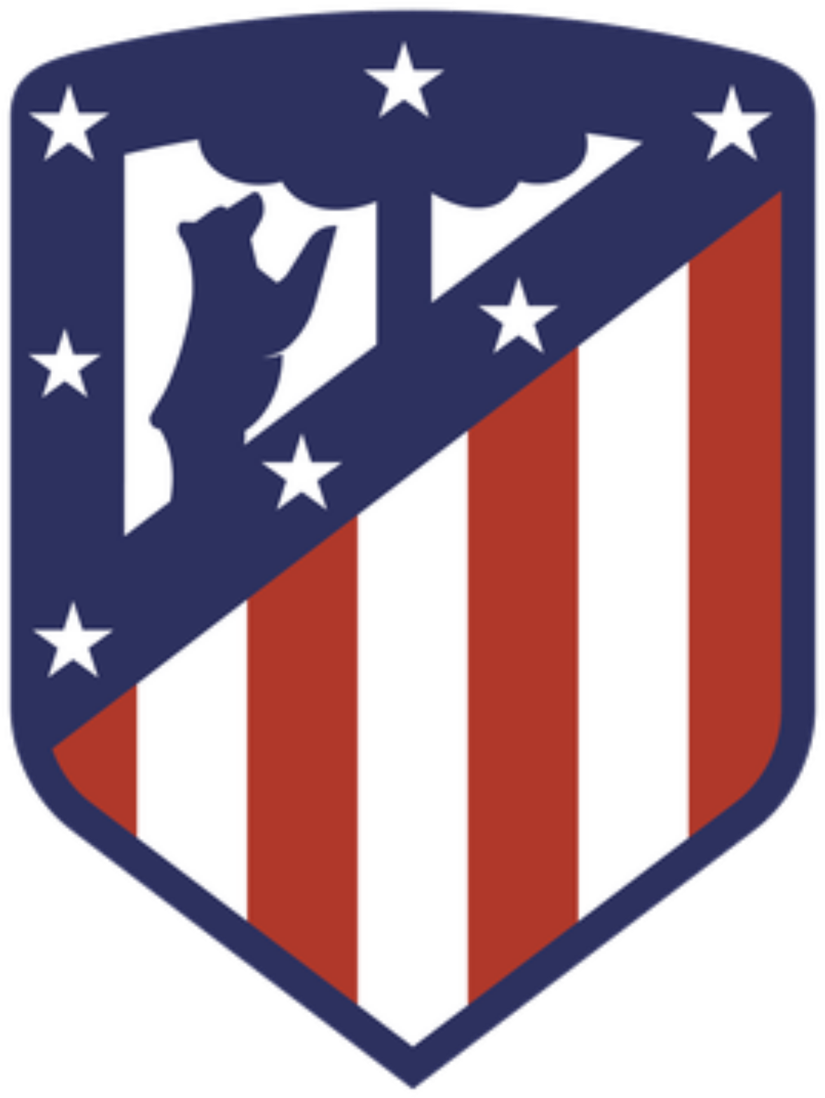 Atl&233tico Madrid Wikipedia - Dream League Soccer Logo Atletico Madrid Clipart (1200x1590), Png Download