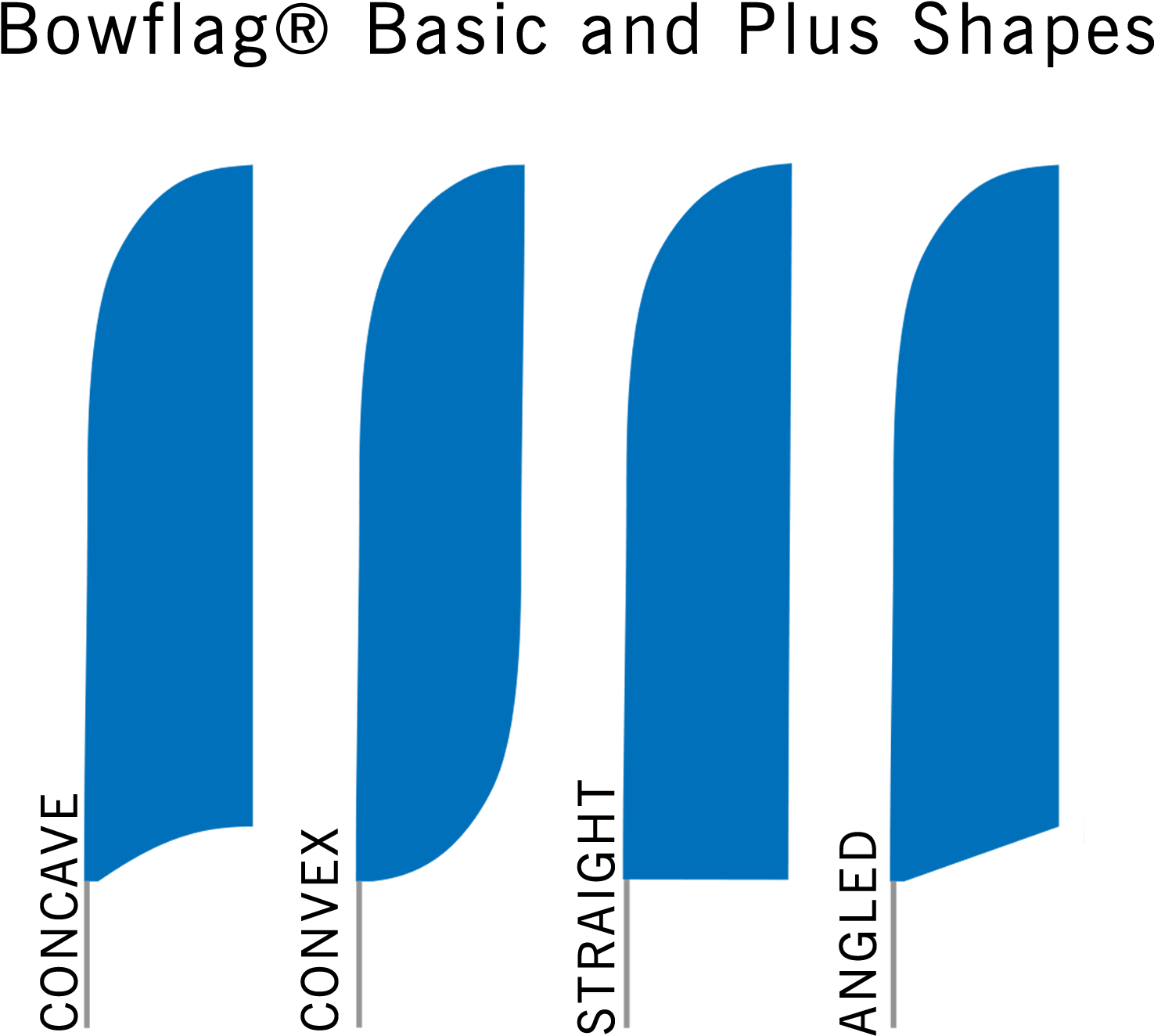 Bowflag® Flying Set In Stock Colors - Graphic Design Clipart (1829x1600), Png Download