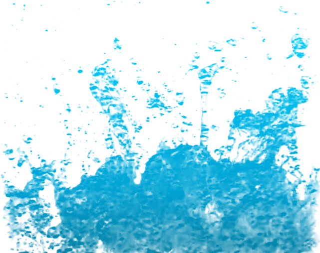 Blue Water Splash Clipart Background Sea Cartoon - Background Blue Splash Vector Png Transparent Png (640x640), Png Download