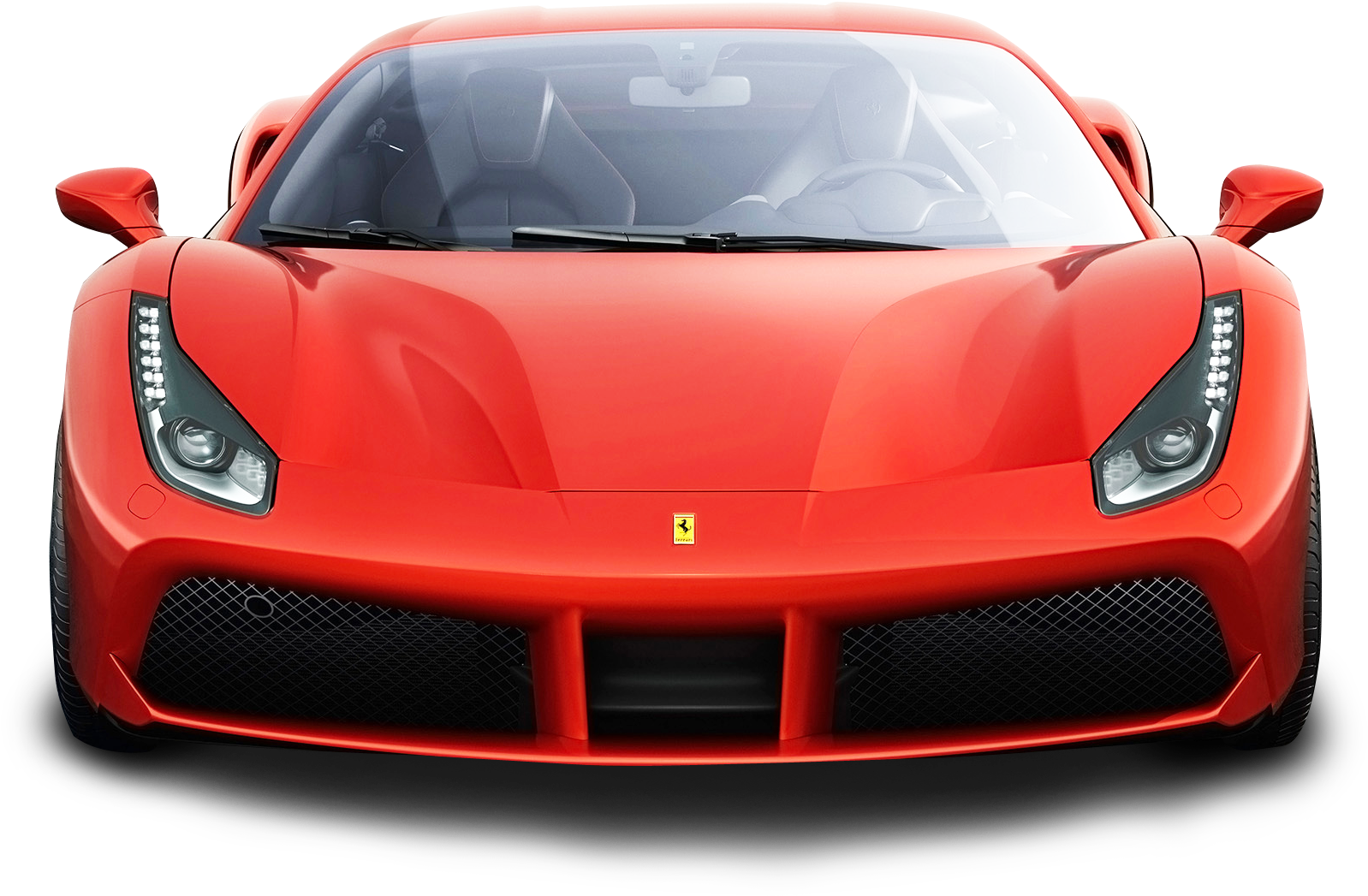 Red Ferrari Png Picture - Ferrari 488 Gtb Png Clipart (1659x1182), Png Download