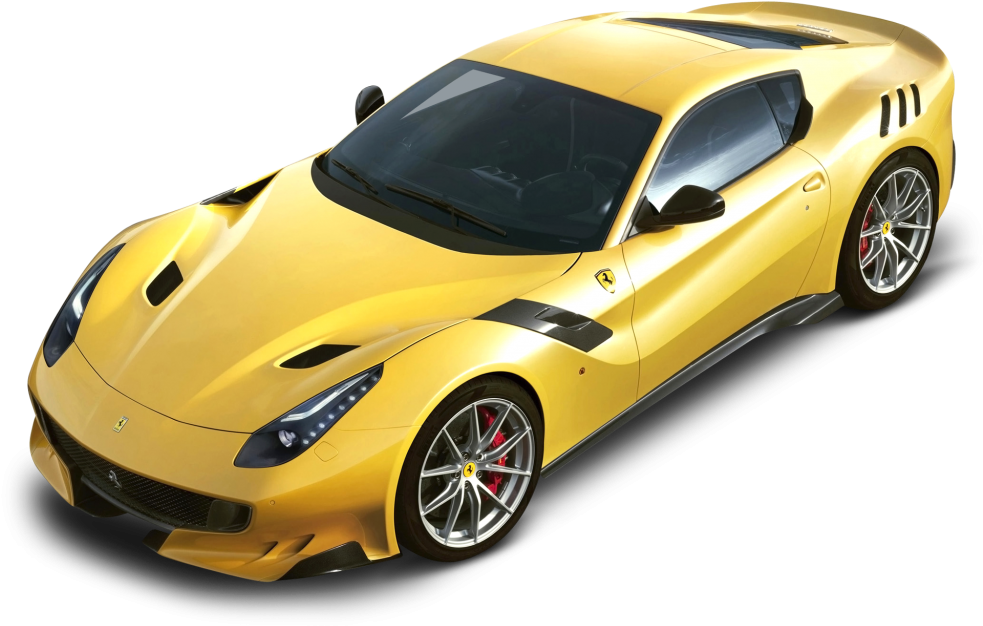 Yellow Ferrari Png Picture - Ferrari F12 Tdf Clipart (1024x691), Png Download