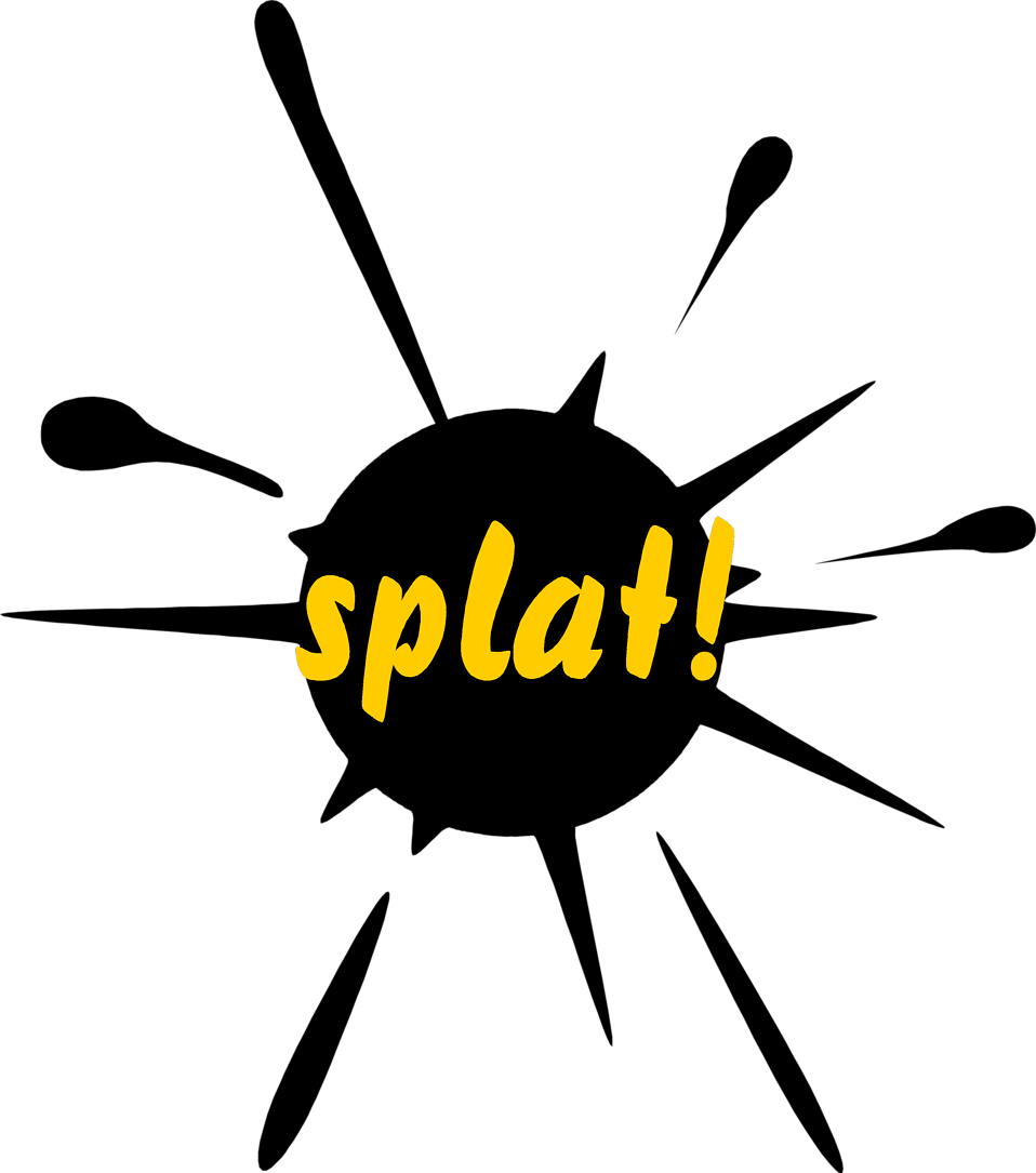 Splat Free Stock Photo Illustration Of A Paint Splatter - Splat Clipart - Png Download (958x1085), Png Download