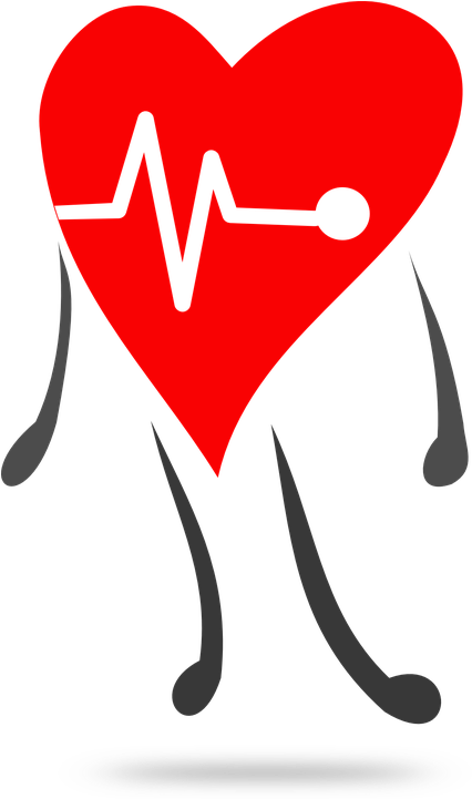 Pulse Clipart Love Heartbeat - Healthy Clipart - Png Download (436x720), Png Download
