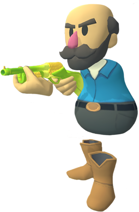 Farmer Transparent Animated - Shotgun Farmers Game Clipart (1280x720), Png Download