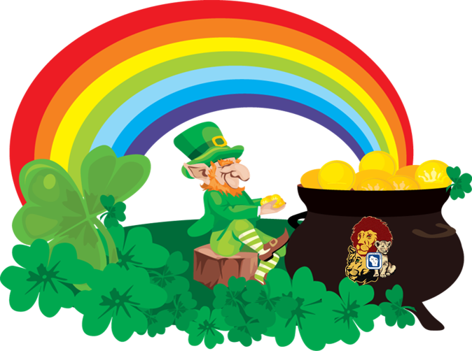 Rainbow St Patricks Day Clip Art - Png Download (674x502), Png Download